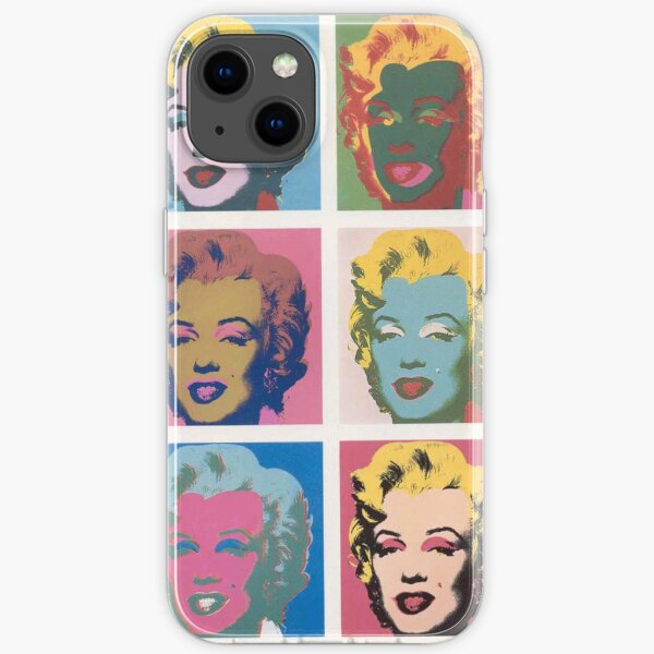 Marilyn Monroe by Andy Warhol iPhone Soft Case