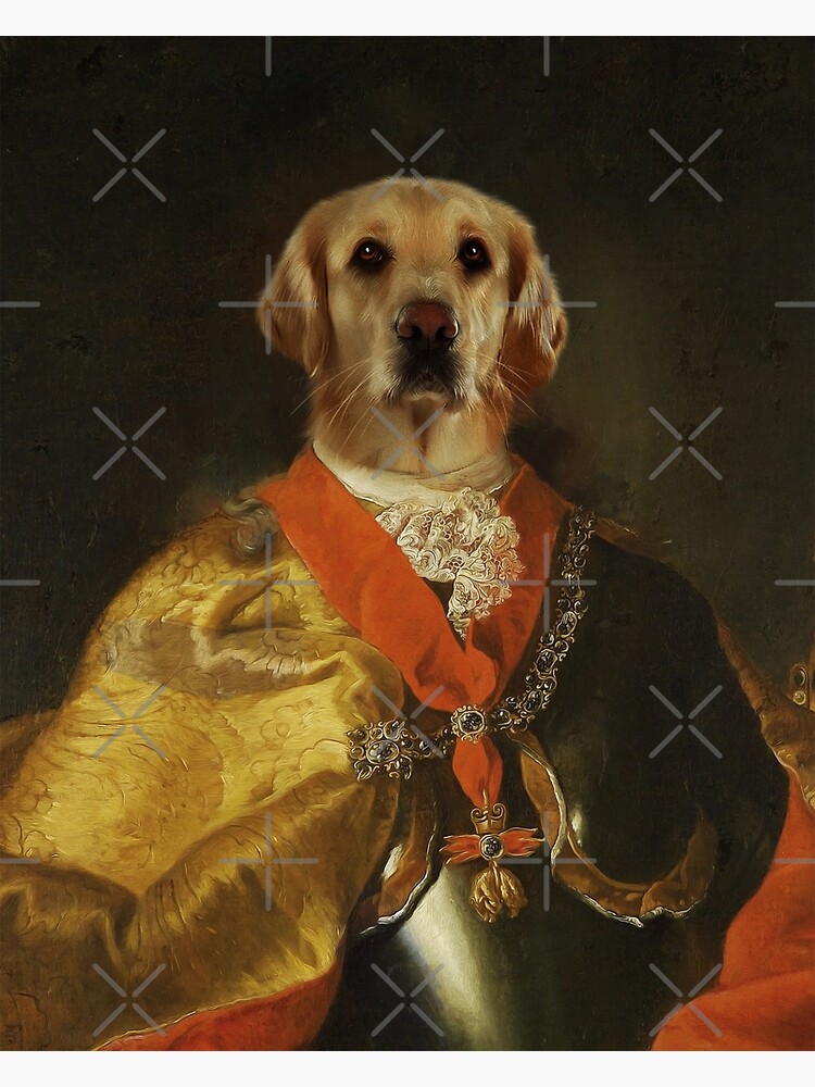 dog royal portrait