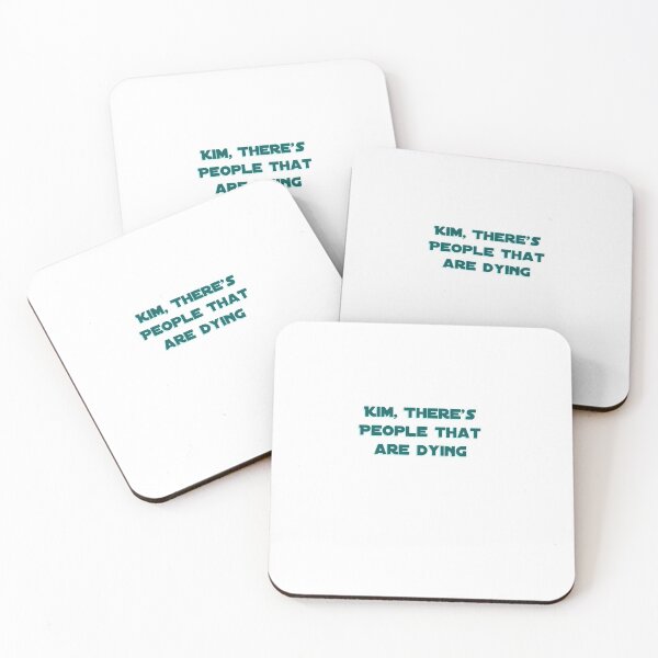 Item preview, kim, there's people that are dying || STICKER, DESIGN designed and sold by mass-stickers.