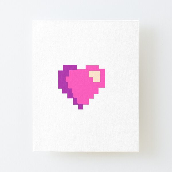 Minecraft Heart Wall Art Redbubble - overdrive roblox miners need cool shoes skin editor