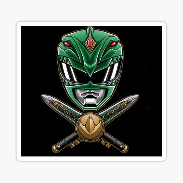 Vista previa del artículo con la obra «Mighty Mophin Power Rangers Ranger Verde», diseñado y vendido por razorhead.