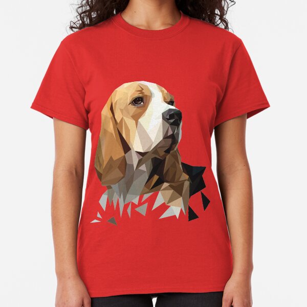 beagle in pocket t shirt