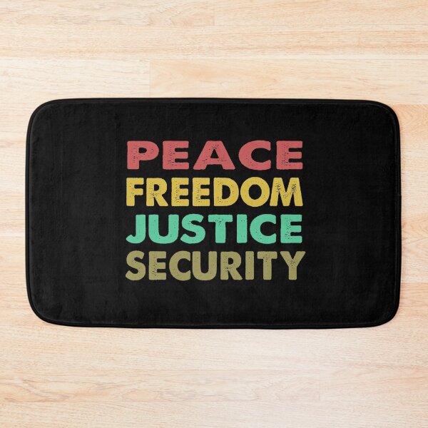 Item preview, Peace Freedom Justice and Security designed and sold by AfonsoTriop.