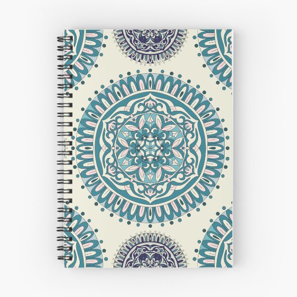 Item preview, Blue vintage mandala pattern designed and sold by Dorvidesign Shop.