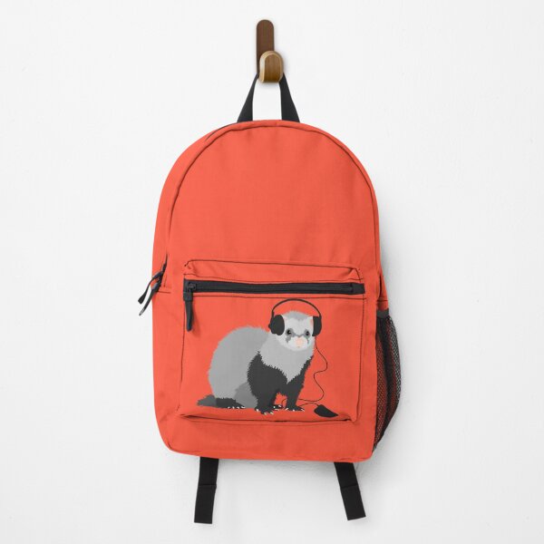 Funny Musical Ferret Backpack
