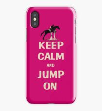 Keep Calm and Jump On Horse iPhone, iPod or iPad Case iPhone Case