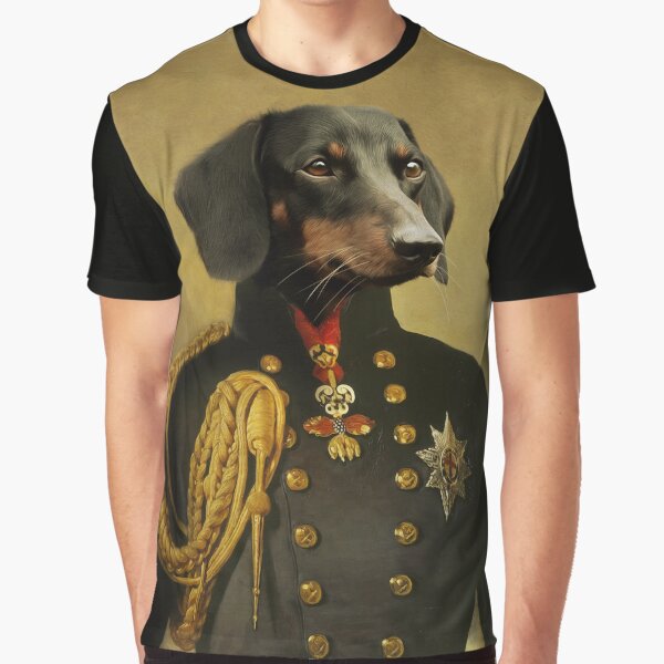 Item preview, royal dog portraits dachshund ,Royal Pet Portrait ,royal dog paintings ,   Renaissance Pet King Portrait, Classic Pet Portrait ,Pet Memorial designed and sold by shirtscom.