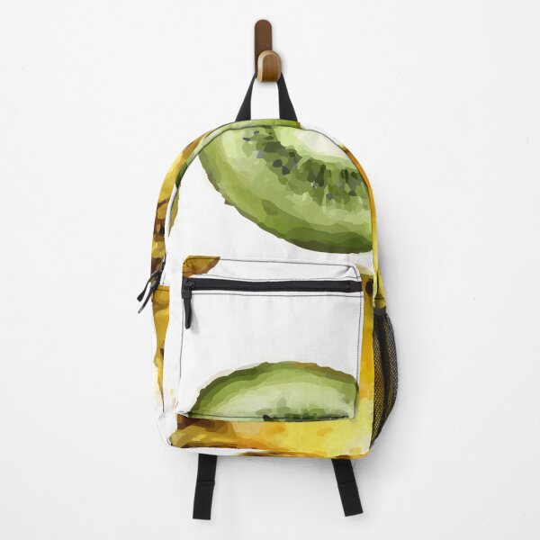 Watercolor of pattern of kiwi and pineapple Backpack