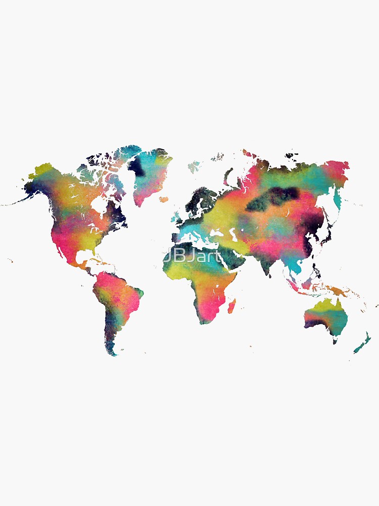 World map 4 by JBJart