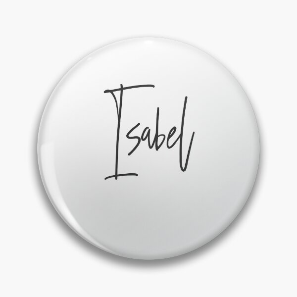 Item preview, Isabel Name Sticker designed and sold by LucaBearDesigns.