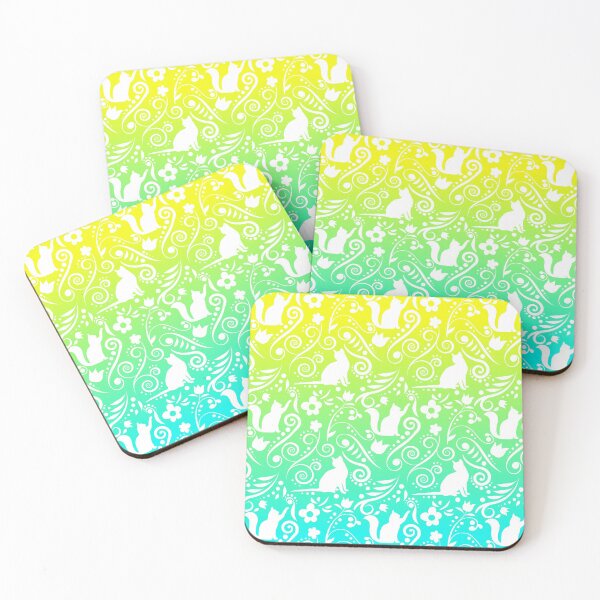 Item preview, Cat and Flowers - Summer Punch Smoothie RS designed and sold by CreativityRoams.