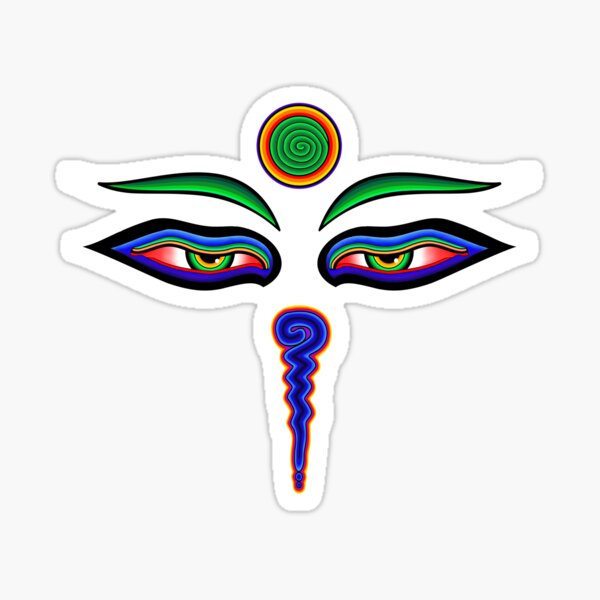 Buddha Eyes Sticker