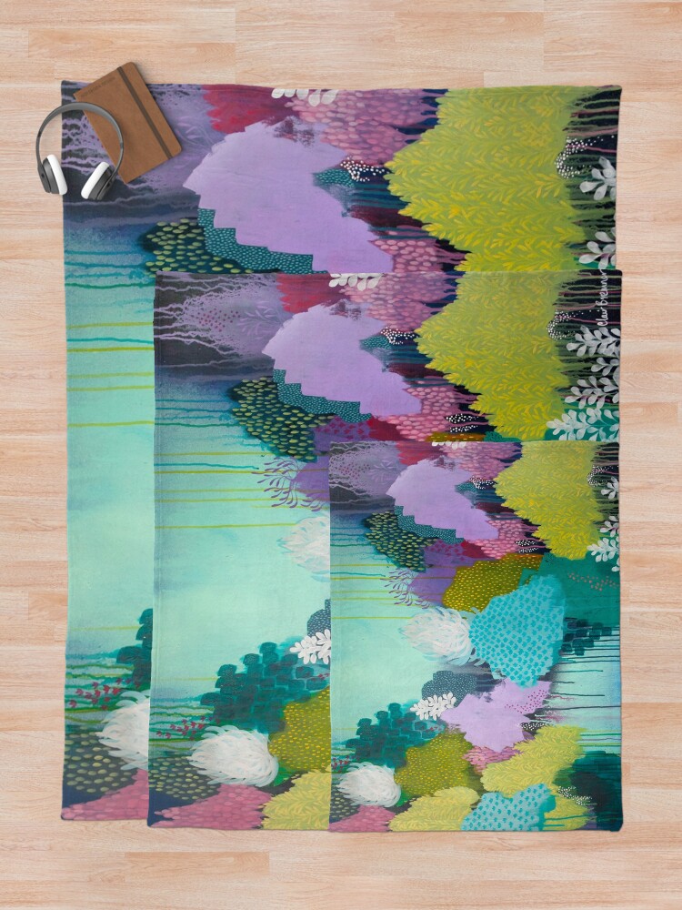 Alternate view of Autumn Meets Winter Throw Blanket