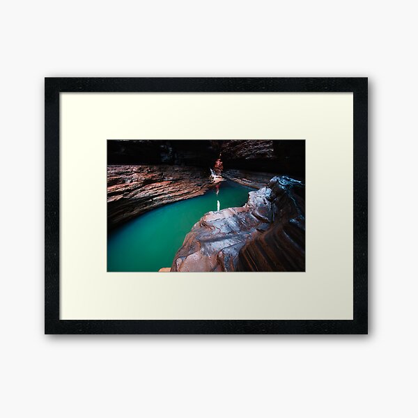 Green Pool Framed Art Print