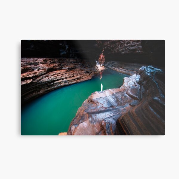 Green Pool Metal Print