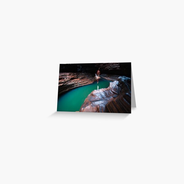Green Pool Greeting Card