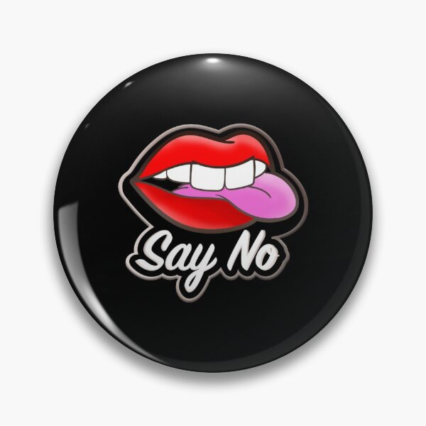 Item preview, Mouth that says no designed and sold by nellylebrun.