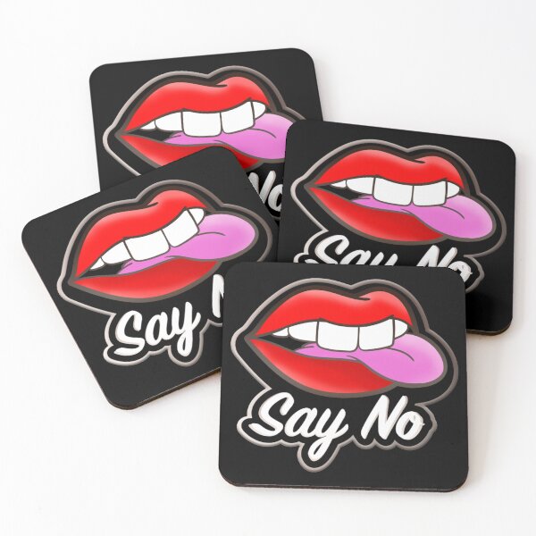 Item preview, Mouth that says no designed and sold by nellylebrun.