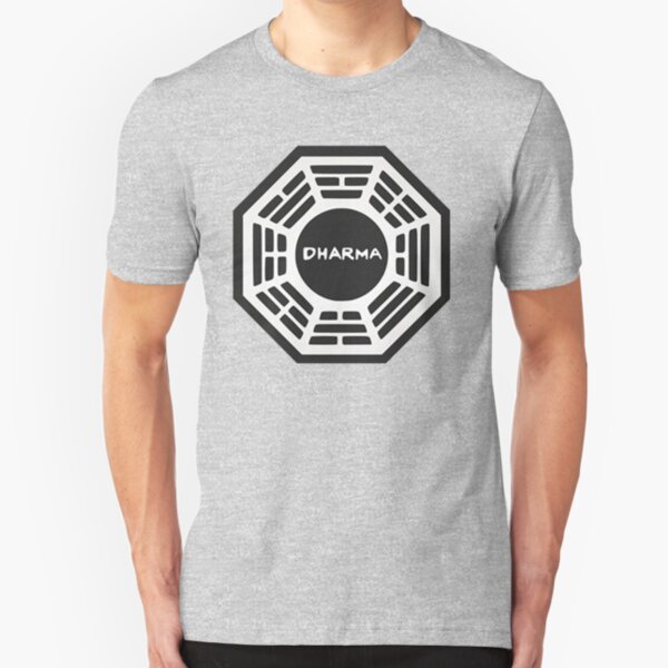 LOST: Dharma Logo Slim Fit T-Shirt