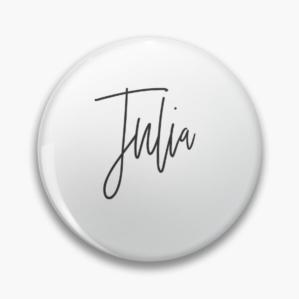 Item preview, Julia Name Sticker designed and sold by LucaBearDesigns.