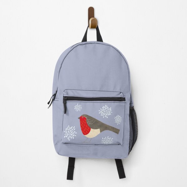 Robin and Snowflakes Backpack