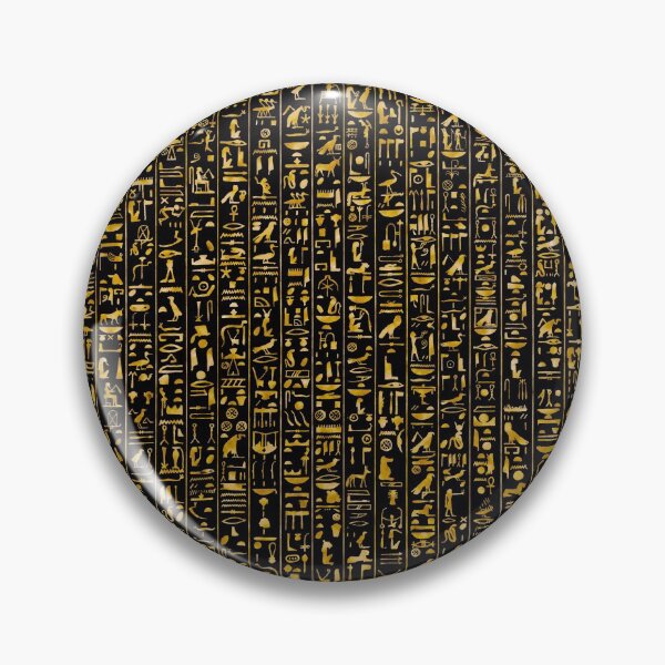 Artikelvorschau, Hieroglyphen GOLD entworfen und verkauft von GrandeDuc.