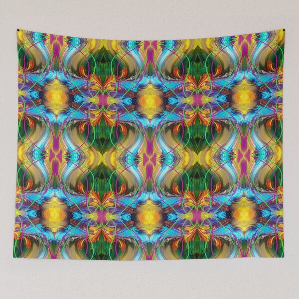 Item preview, Flying , psychedelic Arte Abstracto, abstract art design designed and sold by Adri Barnard.