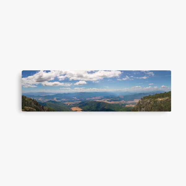 Vista of the Ovens Metal Print