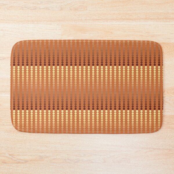 Item preview, Satin Dots, Rust Brown and Gold designed and sold by Marymarice.