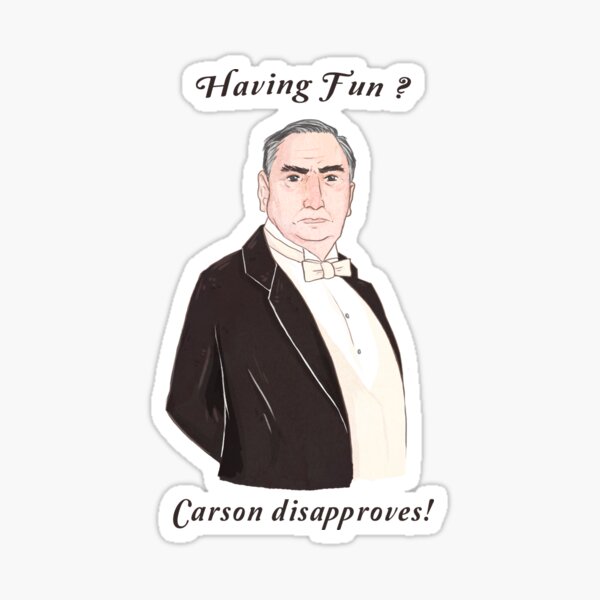 Carson Disapproves! Sticker