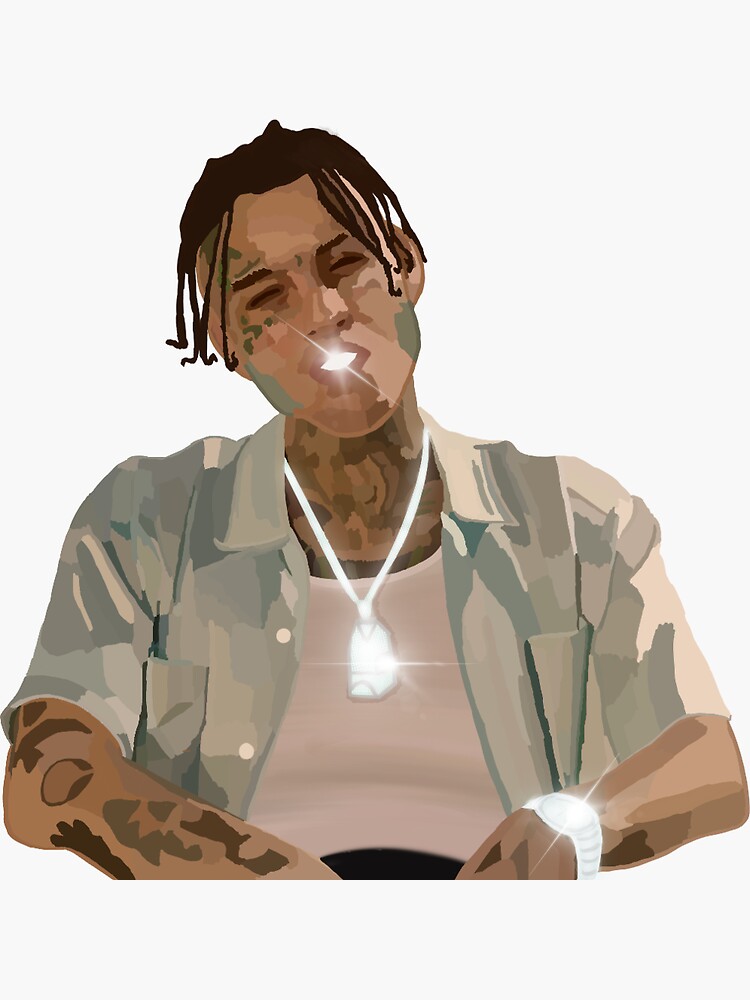 "Lil Skies Cartoon" Sticker for Sale by Northygraphics | Redbubble