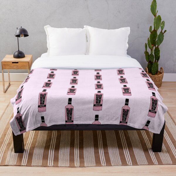 Pink Whitney Glitter Throw Blanket
