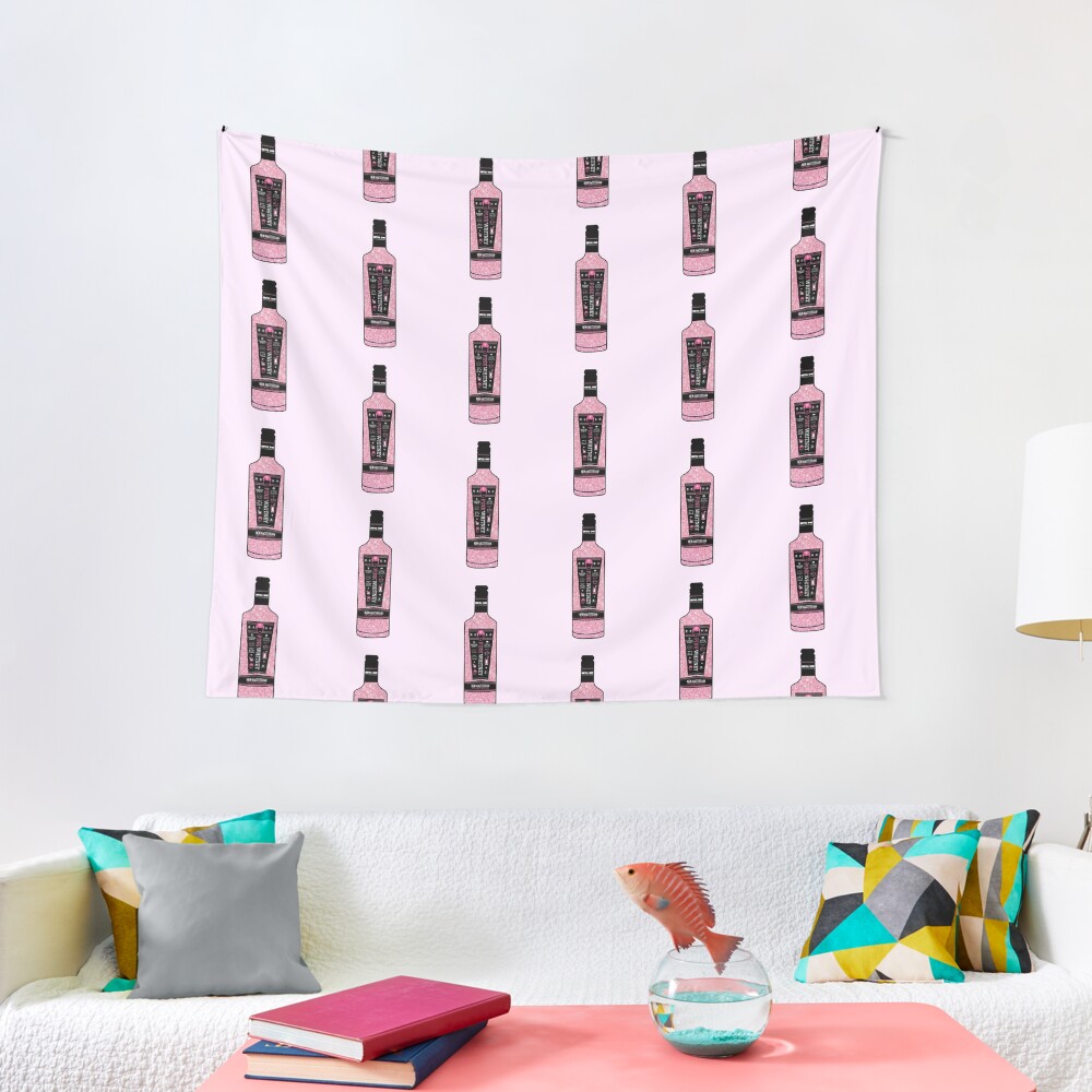 Pink Whitney Glitter Tapestry