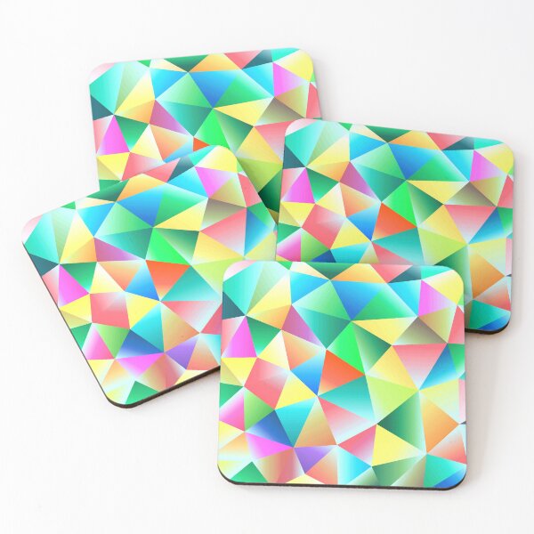 Item preview, Colorful polygonal background designed and sold by GoDesign1.