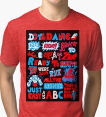 Justice DANCE Lyrics by So Me Tri-blend T-Shirt