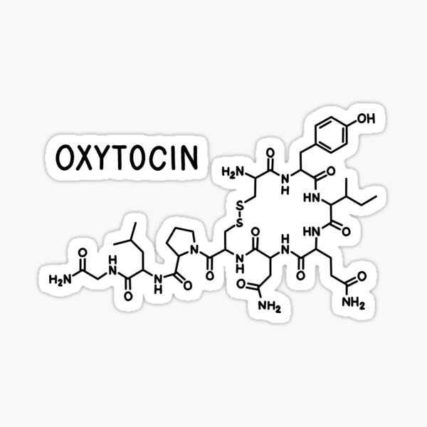 Oxytocin molecule Sticker