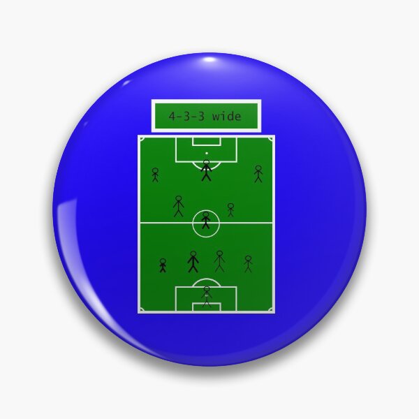 Item preview, 4-3-3 wide football formation designed and sold by Bammodesigns.
