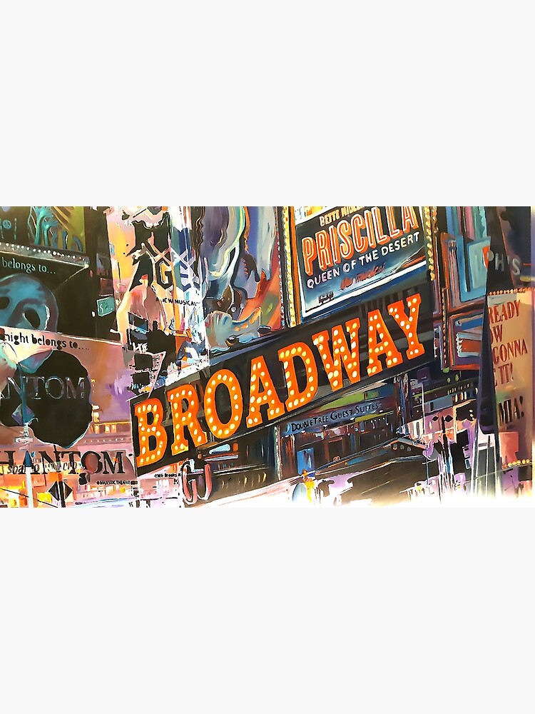 "Retro Vintage Broadway " Poster for Sale by JonHerrera Redbubble