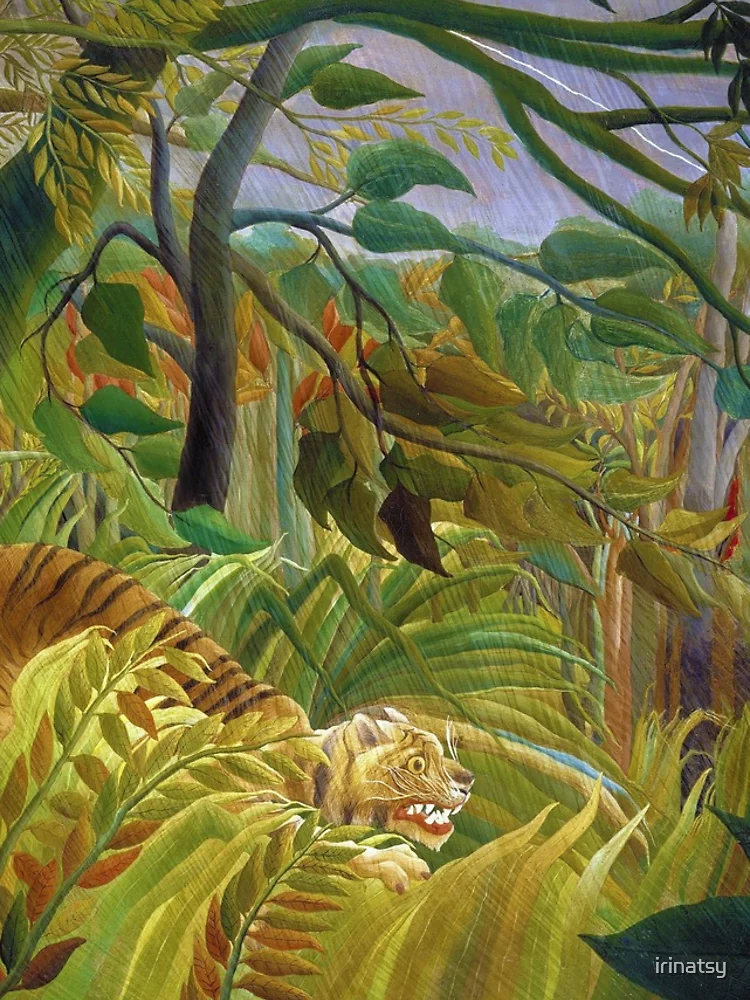 Thumbnail 4 of 4, iPhone Case, Henri Rousseau - Surprised designed and sold by irinatsy.