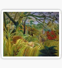 Henri Rousseau - überrascht Sticker