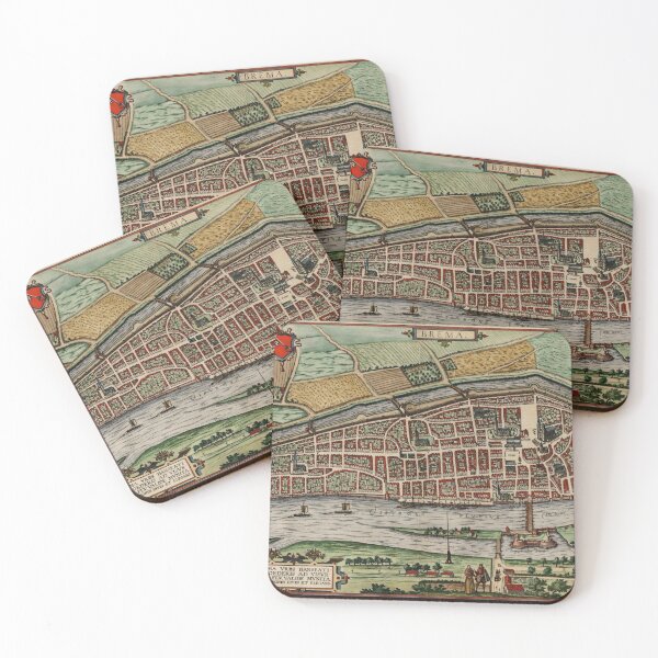 Item preview, Vintage Map of Bremen Germany (1598) designed and sold by BravuraMedia.
