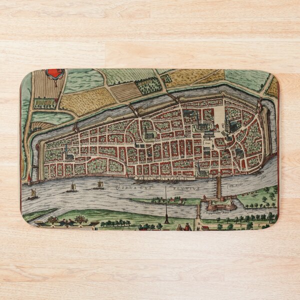 Item preview, Vintage Map of Bremen Germany (1598) designed and sold by BravuraMedia.