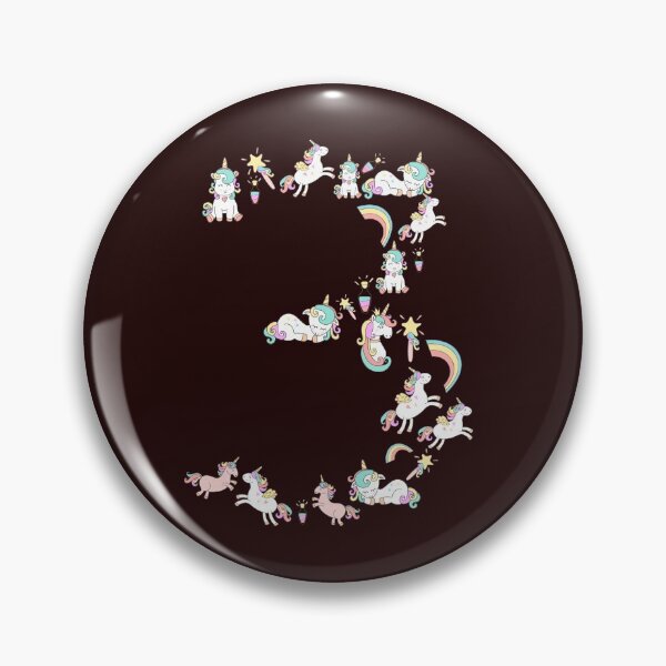 Item preview, Top Fun Unicorn Birthday 3 years old Gift Design designed and sold by LGamble12345.