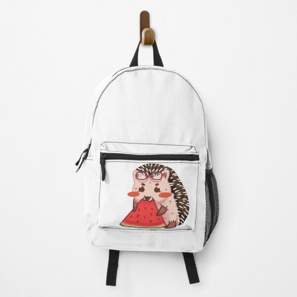 Hedgehog Eating Watermelon Backpack