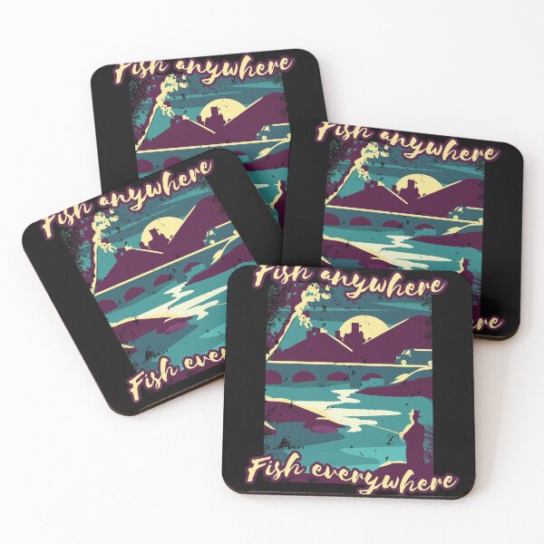 Item preview, Fish Anywhere Funny Fisher Design designed and sold by DavinciStore21.