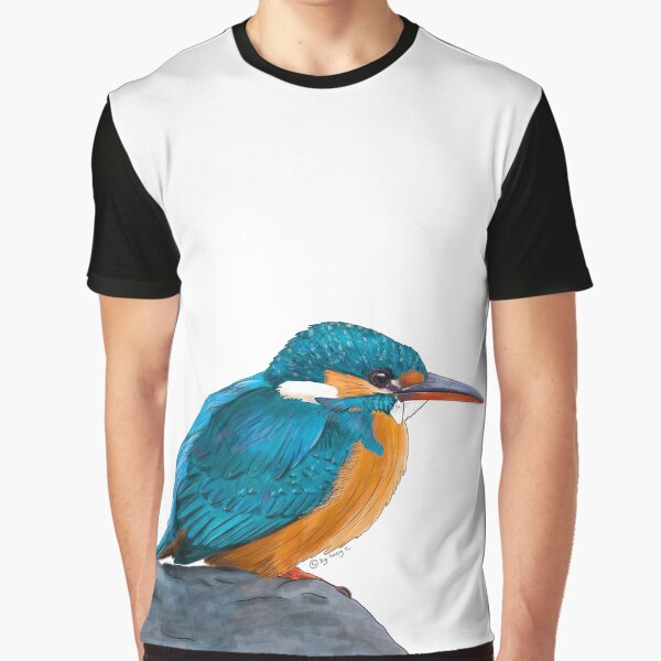 Item preview, Kingfisher Art Print by Lucy C designed and sold by byLucyC.