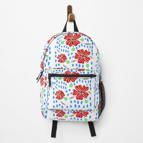 Item preview, Floral motif (red flowers) designed and sold by LiceaGand.