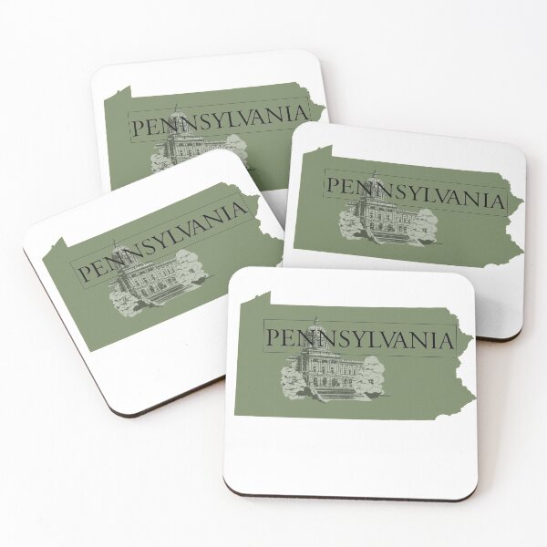 Item preview, Pennsylvania in Green designed and sold by zoliza.