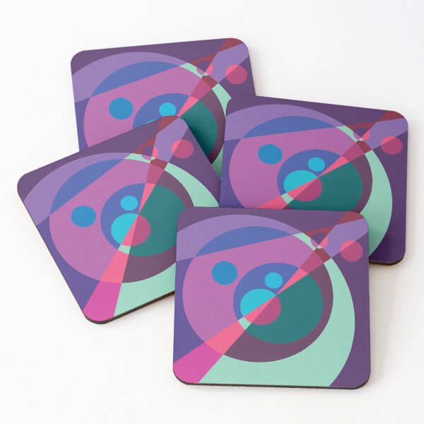 Item preview, Abstract futuristic painting, vector pattern versicolored background. designed and sold by MysticaLink.