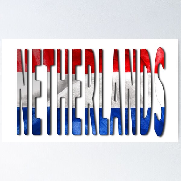 Item preview, Netherlands Word With Flag Texture designed and sold by MarkUK97.